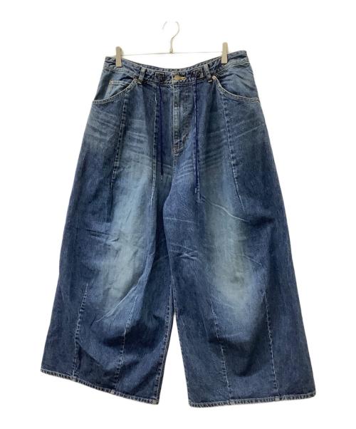 Needles（ニードルズ）Needles (ニードルズ) バギーデニムパンツ インディゴ サイズ:Lの古着・服飾アイテム