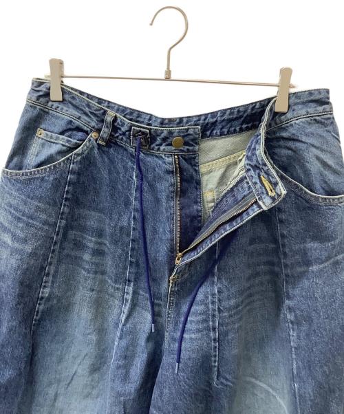 Needles（ニードルズ）Needles (ニードルズ) バギーデニムパンツ インディゴ サイズ:Lの古着・服飾アイテム
