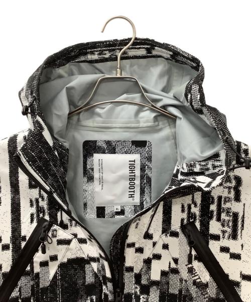 TIGHTBOOTH PRODUCTION（タイトブースプロダクション）TIGHTBOOTH PRODUCTION (タイトブースプロダクション) マウンテンパーカー ホワイト×ブラック サイズ:XLの古着・服飾アイテム