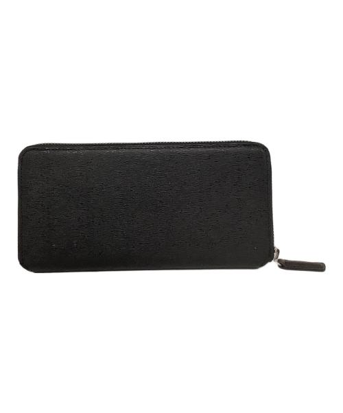 IS/IT（イズイット）IS/IT (イズイット) ポリマー ラウンドファスナー長財布 ブラックの古着・服飾アイテム