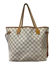 LOUIS VUITTON（ルイ ヴィトン）の古着「ダミエ・アズールネヴァーフルMM」｜ホワイト