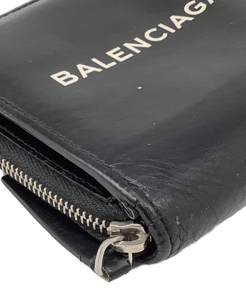 BALENCIAGA（バレンシアガ）BALENCIAGA (バレンシアガ) 2つ折り財布 ブラックの古着・服飾アイテム