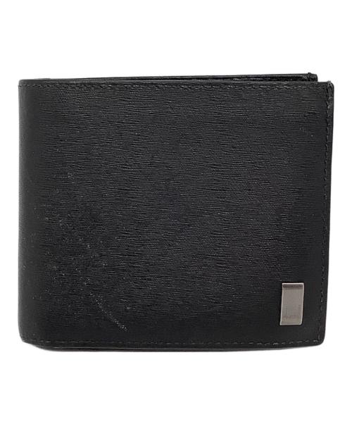dunhill（ダンヒル）dunhill (ダンヒル) 2つ折り財布 ブラックの古着・服飾アイテム