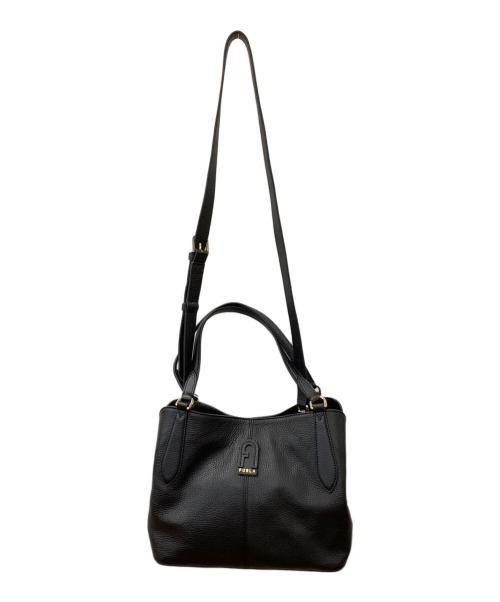 FURLA（フルラ）FURLA (フルラ) 2WAYショルダーバッグ ブラックの古着・服飾アイテム