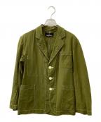 tricot COMME des GARCONSトリココムデギャルソン）の古着「ステッチジャケット」｜グリーン