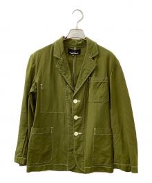 tricot COMME des GARCONS（トリココムデギャルソン）の古着「ステッチジャケット」｜グリーン
