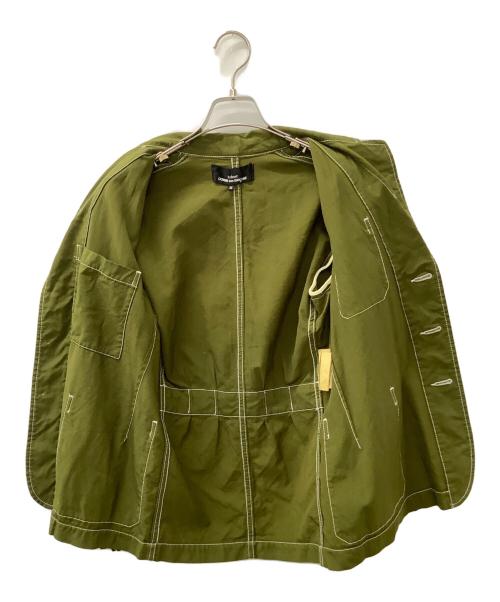 tricot COMME des GARCONS（トリココムデギャルソン）tricot COMME des GARCONS (トリココムデギャルソン) ステッチジャケット グリーン サイズ:Mの古着・服飾アイテム