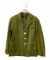 tricot COMME des GARCONS（トリココムデギャルソン）の古着「ステッチジャケット」｜グリーン