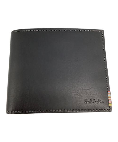 PAUL SMITH（ポールスミス）PAUL SMITH (ポールスミス) 2つ折り財布 ブラックの古着・服飾アイテム