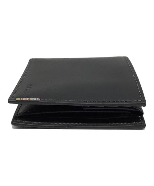 PAUL SMITH（ポールスミス）PAUL SMITH (ポールスミス) 2つ折り財布 ブラックの古着・服飾アイテム
