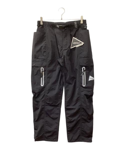GRAMICCI（グラミチ）GRAMICCI (グラミチ) and wander (アンドワンダー) Patchwork Wind Pant ブラック サイズ:L 未使用品の古着・服飾アイテム