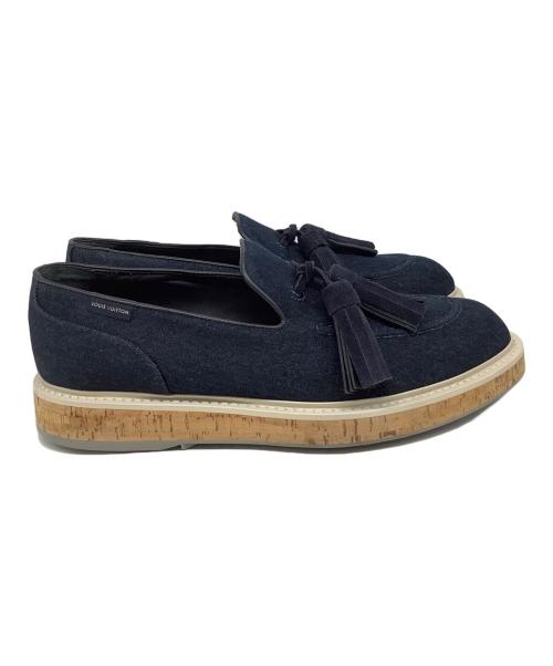 LOUIS VUITTON（ルイ ヴィトン）LOUIS VUITTON (ルイ ヴィトン) ローファースニーカー ネイビー サイズ:6 1/2の古着・服飾アイテム