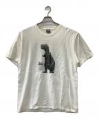 stussyステューシー）の古着「BIG and MeATY Tシャツ」｜ホワイト