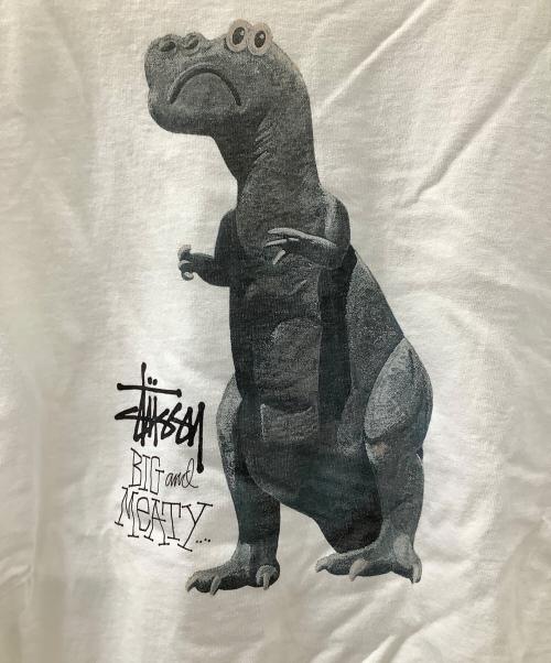 stussy（ステューシー）stussy (ステューシー) BIG and MeATY Tシャツ ホワイト サイズ:Lの古着・服飾アイテム
