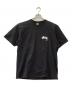 stussy（ステューシー）の古着「Tシャツ」｜ブラック
