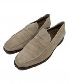 BEAMS×PARABOOTビームス×パラブーツ）の古着「スエードローファー」｜ベージュ