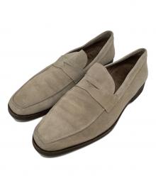 BEAMS×PARABOOT（ビームス×パラブーツ）の古着「スエードローファー」｜ベージュ
