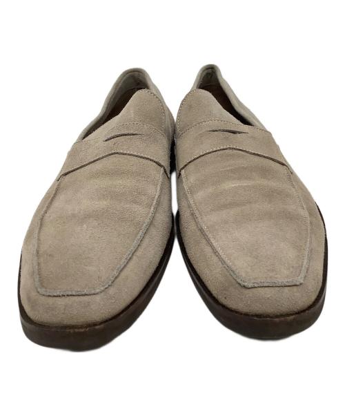 BEAMS（ビームス）BEAMS (ビームス) PARABOOT (パラブーツ) スエードローファー ベージュ サイズ:7 1/2の古着・服飾アイテム
