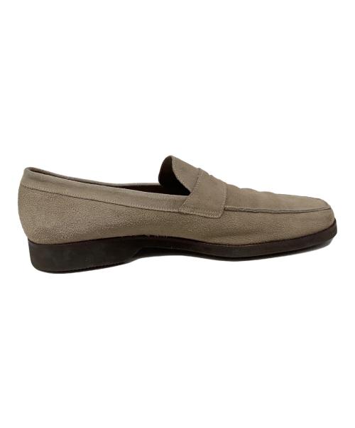 BEAMS（ビームス）BEAMS (ビームス) PARABOOT (パラブーツ) スエードローファー ベージュ サイズ:7 1/2の古着・服飾アイテム