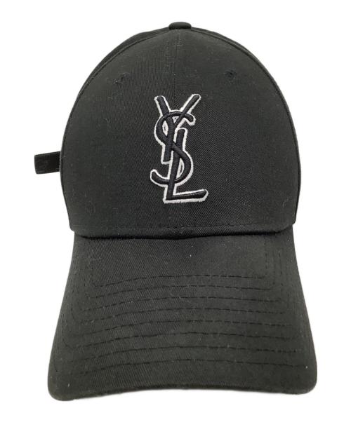 New Era（ニューエラ）New Era (ニューエラ) Saint Laurent Paris (サンローランパリ) モノグラムキャップ ブラック サイズ: 56-62cmの古着・服飾アイテム