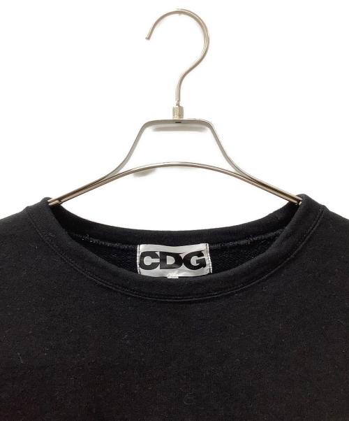 CDG（シーディージー）CDG (シーディージー) スタッフロゴスウェット ブラック サイズ:XXLの古着・服飾アイテム
