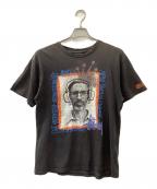 stussyステューシー）の古着「DJ STRETCH ARMSTRONG 半袖カットソー」｜ブラック