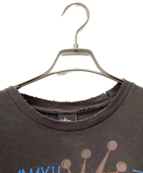 stussy（ステューシー）stussy (ステューシー) DJ STRETCH ARMSTRONG 半袖カットソー ブラック サイズ:Mの古着・服飾アイテム