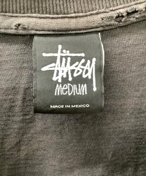 stussy（ステューシー）stussy (ステューシー) DJ STRETCH ARMSTRONG 半袖カットソー ブラック サイズ:Mの古着・服飾アイテム