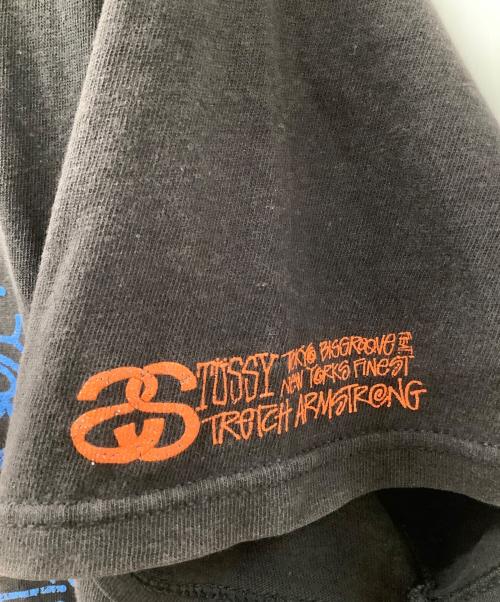 stussy（ステューシー）stussy (ステューシー) DJ STRETCH ARMSTRONG 半袖カットソー ブラック サイズ:Mの古着・服飾アイテム