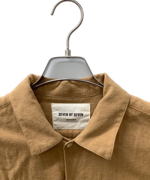 seven by seven（セブンバイセブン）seven by seven (セブンバイセブン) 長袖シャツ ベージュ サイズ:Mの古着・服飾アイテム