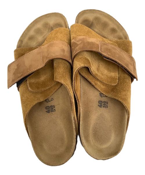 BIRKENSTOCK（ビルケンシュトック）BIRKENSTOCK (ビルケンシュトック) Kyoto MINK ベージュ サイズ:40（26cm）の古着・服飾アイテム