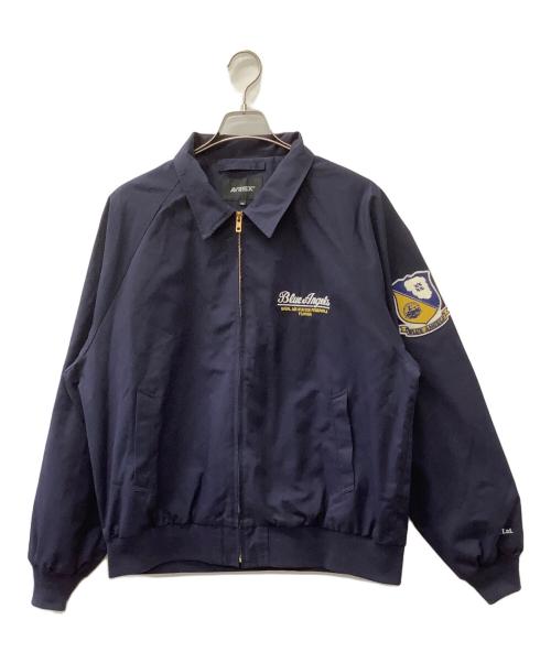 AVIREX（アヴィレックス）AVIREX (アヴィレックス) ブルゾン ネイビー サイズ:2XLの古着・服飾アイテム
