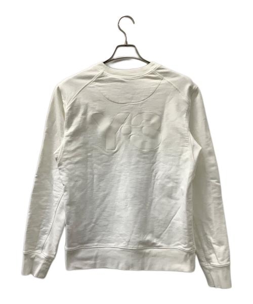 Y-3（ワイスリー）Y-3 (ワイスリー) クルーネックスウェット ホワイト サイズ:Mの古着・服飾アイテム