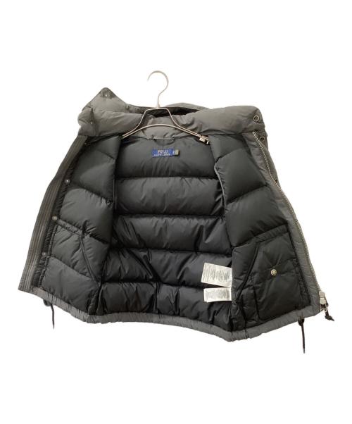 POLO RALPH LAUREN（ポロ・ラルフローレン）POLO RALPH LAUREN (ポロ・ラルフローレン) フーデッドダウンベスト グレー サイズ:XSの古着・服飾アイテム