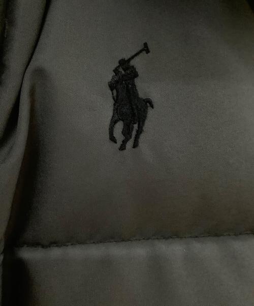 POLO RALPH LAUREN（ポロ・ラルフローレン）POLO RALPH LAUREN (ポロ・ラルフローレン) フーデッドダウンベスト グレー サイズ:XSの古着・服飾アイテム