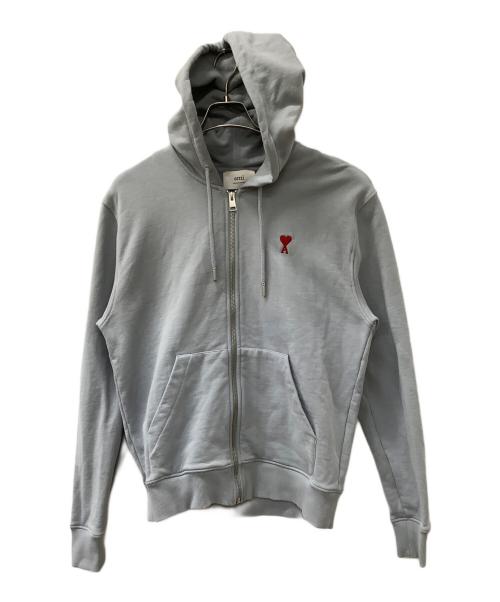 ami（アミ）ami (アミ) ジップパーカー スカイブルー サイズ:Mの古着・服飾アイテム