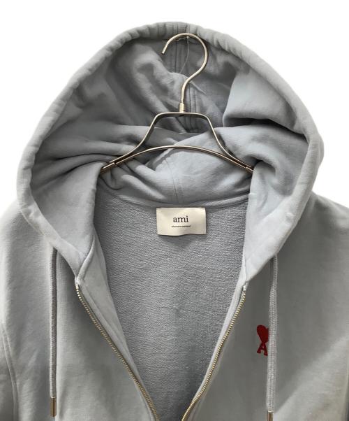 ami（アミ）ami (アミ) ジップパーカー スカイブルー サイズ:Mの古着・服飾アイテム