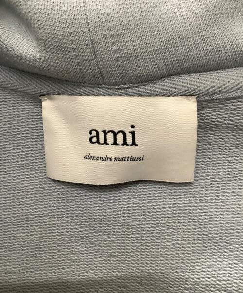 ami（アミ）ami (アミ) ジップパーカー スカイブルー サイズ:Mの古着・服飾アイテム