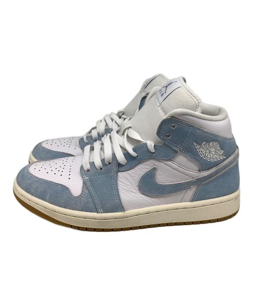 NIKE（ナイキ）NIKE (ナイキ) W Air Jordan 1 Mid SE（エアジョーダン1） ホワイト×スカイブルー サイズ:US10.5の古着・服飾アイテム