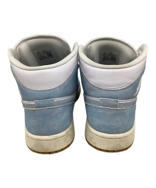 NIKE（ナイキ）NIKE (ナイキ) W Air Jordan 1 Mid SE（エアジョーダン1） ホワイト×スカイブルー サイズ:US10.5の古着・服飾アイテム