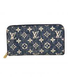 LOUIS VUITTON（ルイ ヴィトン）の古着「モノグラム・ジャカード・デニム」｜ブルー