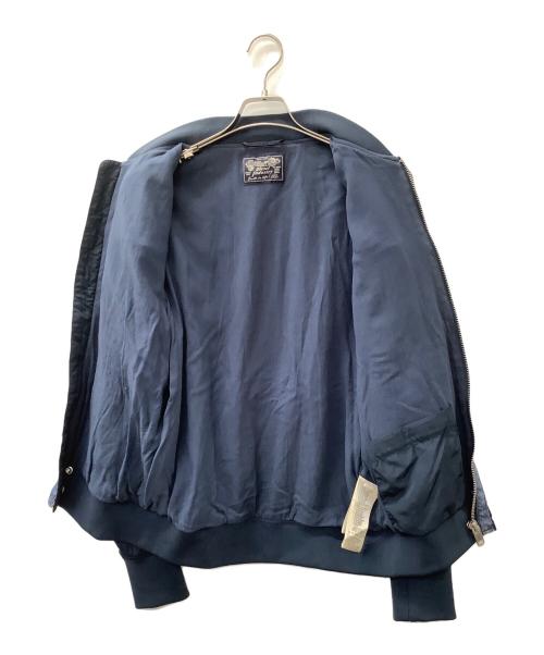 DIESEL（ディーゼル）DIESEL (ディーゼル) デニムナイロンジャケット ネイビー サイズ:Mの古着・服飾アイテム