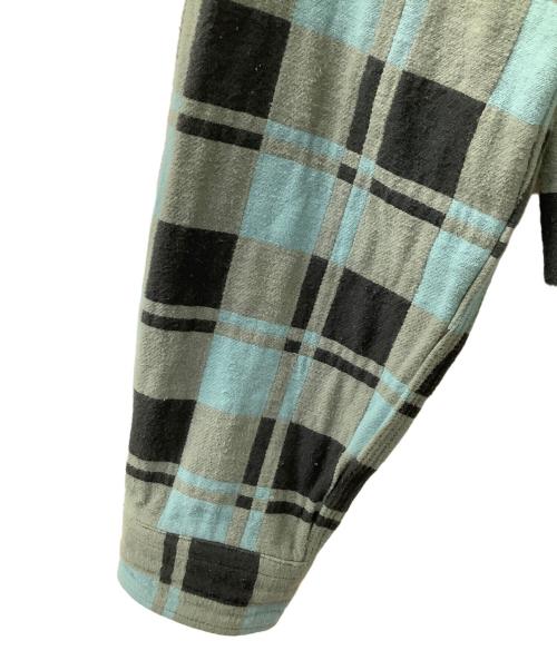 RRL（ダブルアールエル）RRL (ダブルアールエル) 長袖シャツ グレー×ブルー サイズ:Mの古着・服飾アイテム