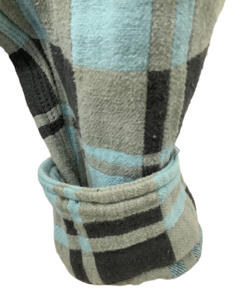 RRL（ダブルアールエル）RRL (ダブルアールエル) 長袖シャツ グレー×ブルー サイズ:Mの古着・服飾アイテム