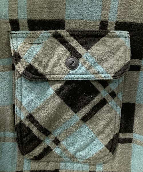 RRL（ダブルアールエル）RRL (ダブルアールエル) 長袖シャツ グレー×ブルー サイズ:Mの古着・服飾アイテム