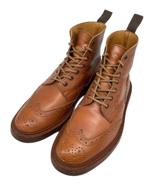 Tricker's（トリッカーズ）Tricker's (トリッカーズ) MALTON 	ショートブーツ ベージュ サイズ:8.5の古着・服飾アイテム
