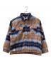 Schott（ショット）の古着「SHAGGY PLAID SHIR」｜ブラウン×ブルー