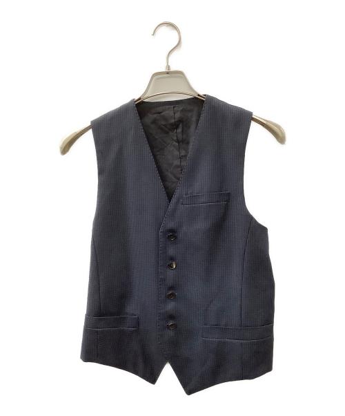 Wild Life Tailor（ワイルドライフテイラー）Wild Life Tailor (ワイルドライフテイラー) ジレ ネイビー×ブラック サイズ:Sの古着・服飾アイテム