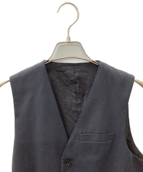 Wild Life Tailor（ワイルドライフテイラー）Wild Life Tailor (ワイルドライフテイラー) ジレ ネイビー×ブラック サイズ:Sの古着・服飾アイテム