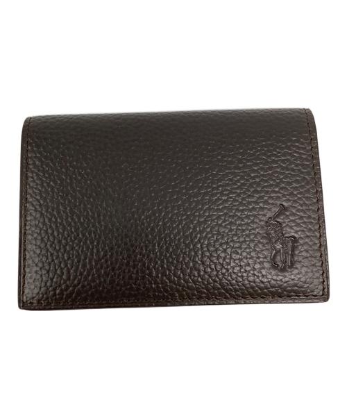 POLO RALPH LAUREN（ポロ・ラルフローレン）POLO RALPH LAUREN (ポロ・ラルフローレン) 名刺入れ ダークブラウンの古着・服飾アイテム